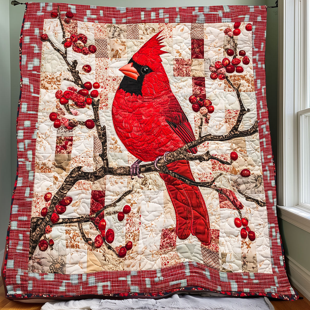 Cardinal Winter Wonder XR3107050CL Quilt