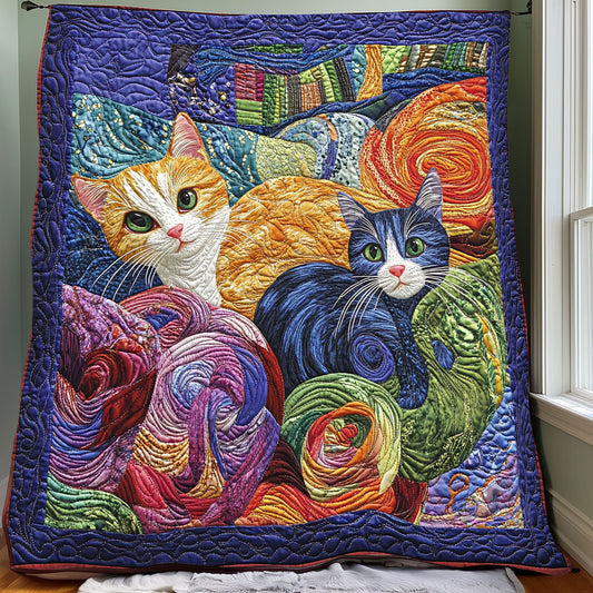 Cat Playing XR0508017CL Quilt