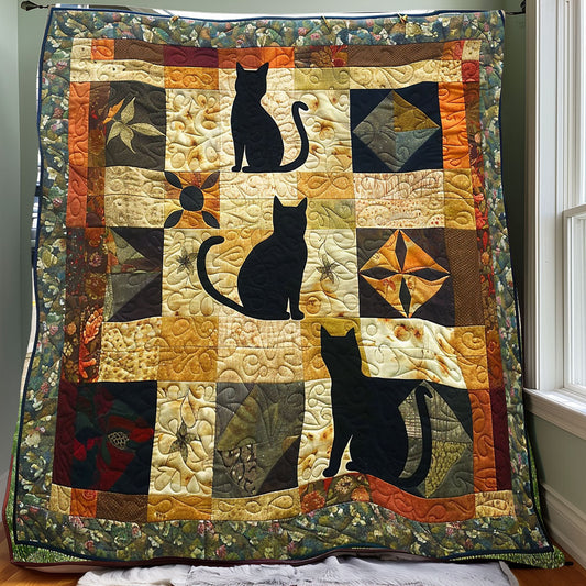 Cat Silhouette XR1106012CL Quilt