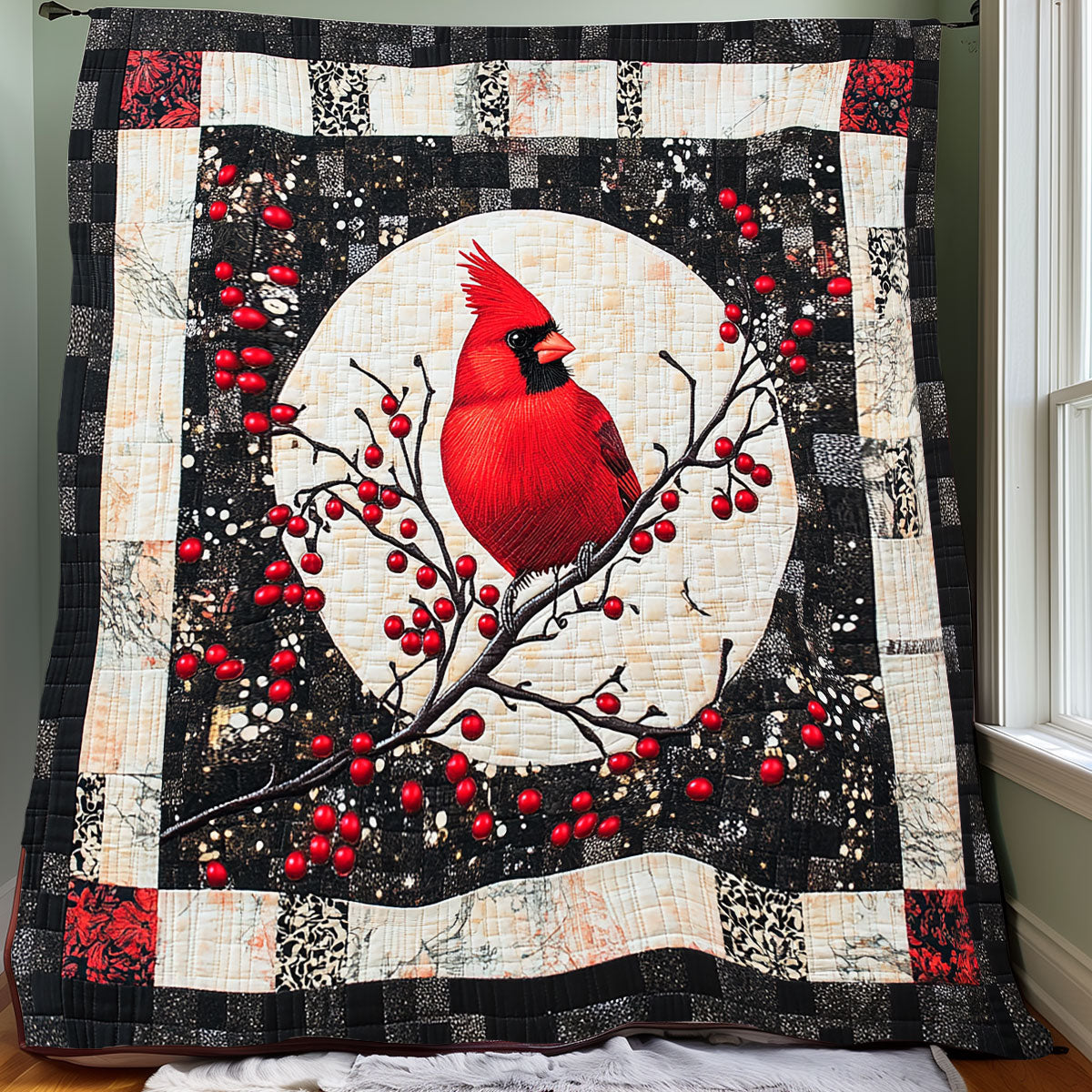 Charming Cardinal XR3107044CL Quilt