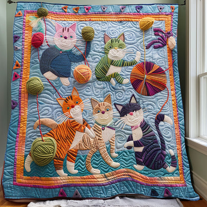 Cheerful Kitten XR3007028CL Quilt