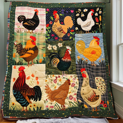 Chicken Lovers XR2806005CL Quilt