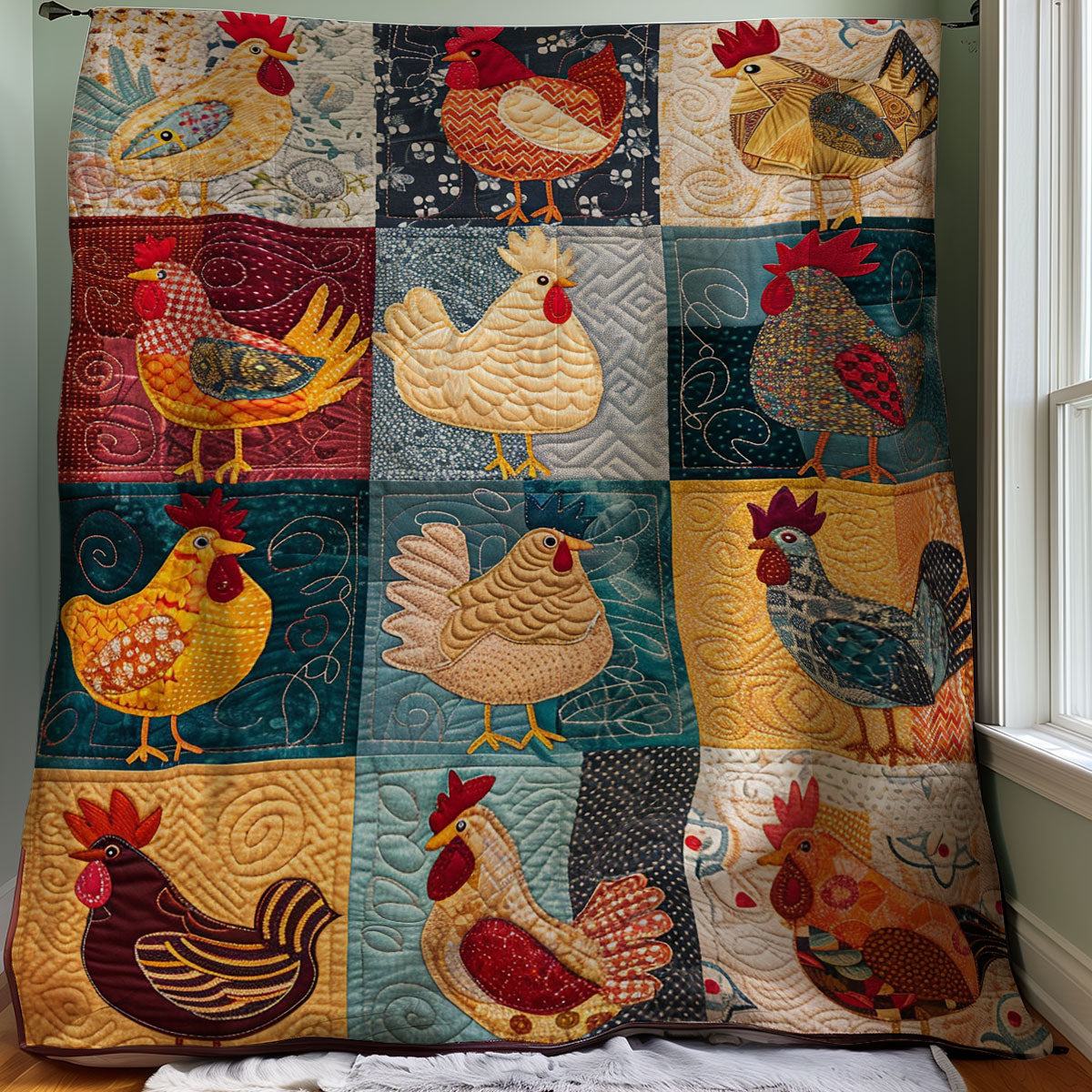 Chicken WJ1406008CL Quilt