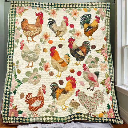 Chickens XR2606020CL Quilt