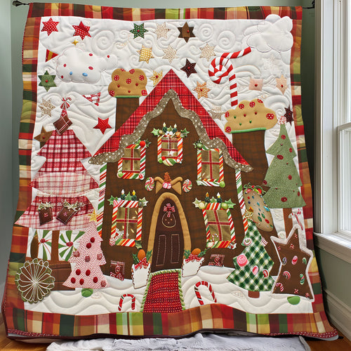 Christmas Ginger House XR3107017CL Quilt