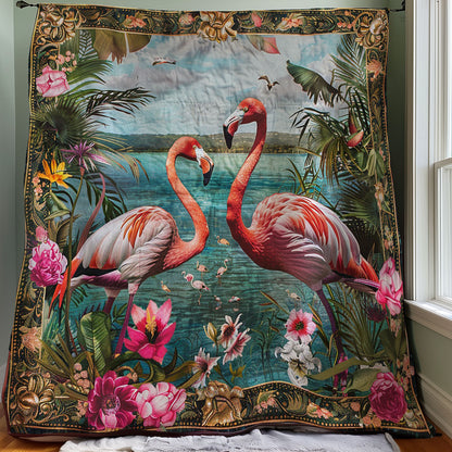 Couple Flamingo WO3007005CL Quilt