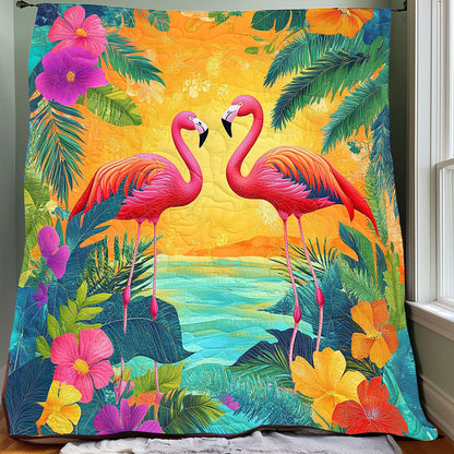 Couple Flamingo XR0608041CL Quilt