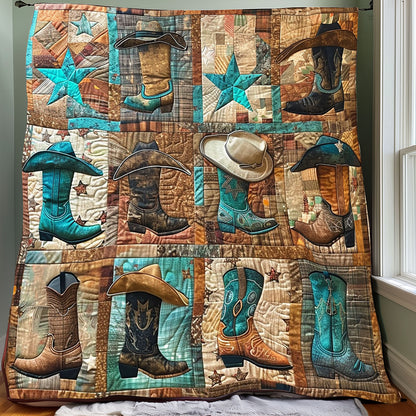 Cowboy Hats And Boots XR1306001CL Quilt