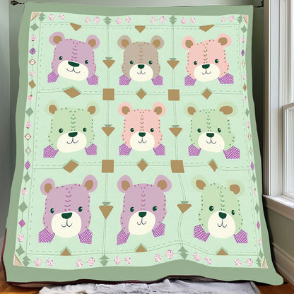 Cute Bears XR1807011CL Quilt