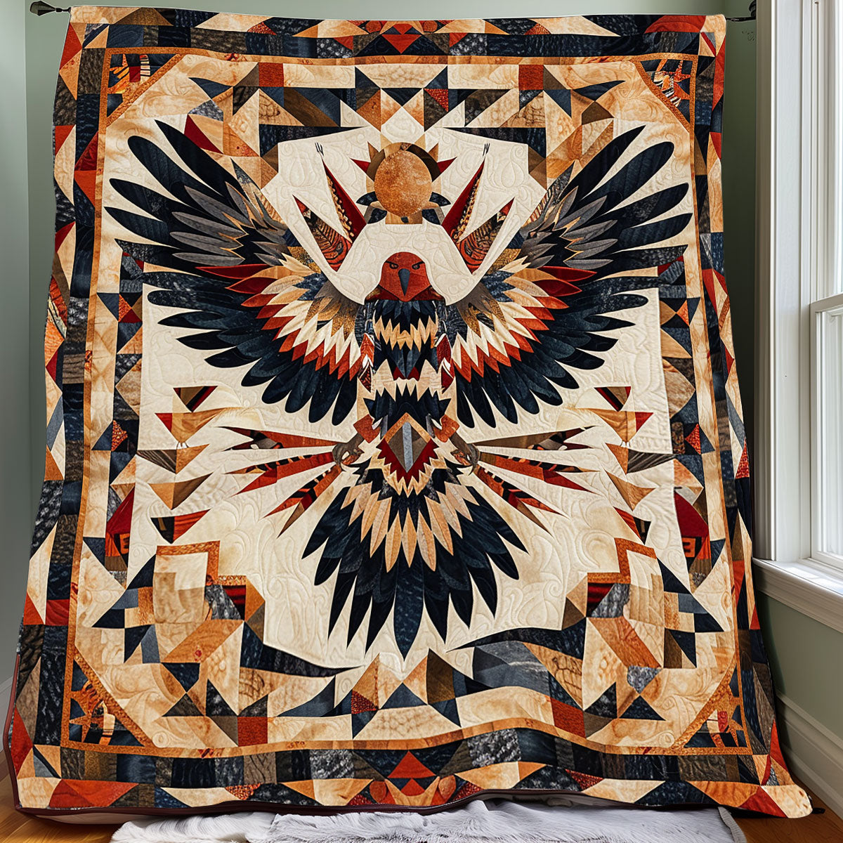 Eagle And Sun XR2806002CL Quilt