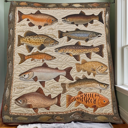Fish Lover's Haven XR0208017CL Quilt