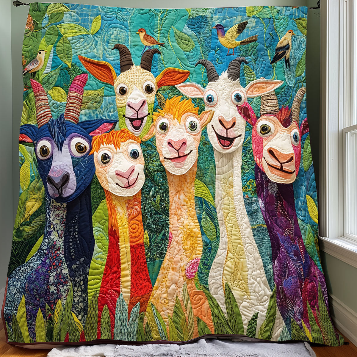 Funny Goats XR0208005CL Quilt