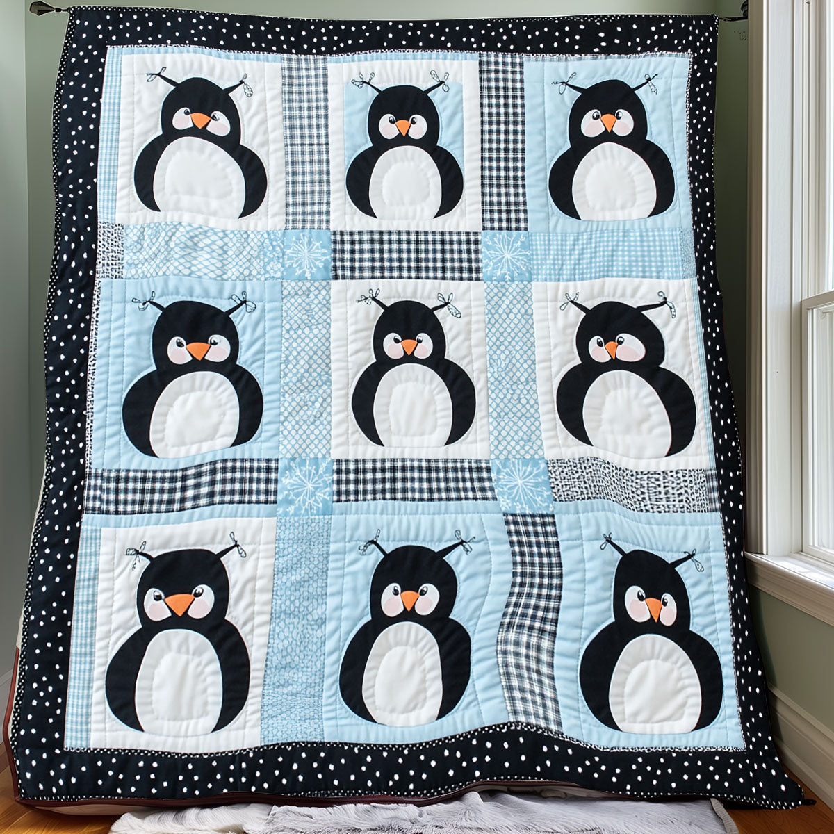 Funny Penguins XR0508029CL Quilt