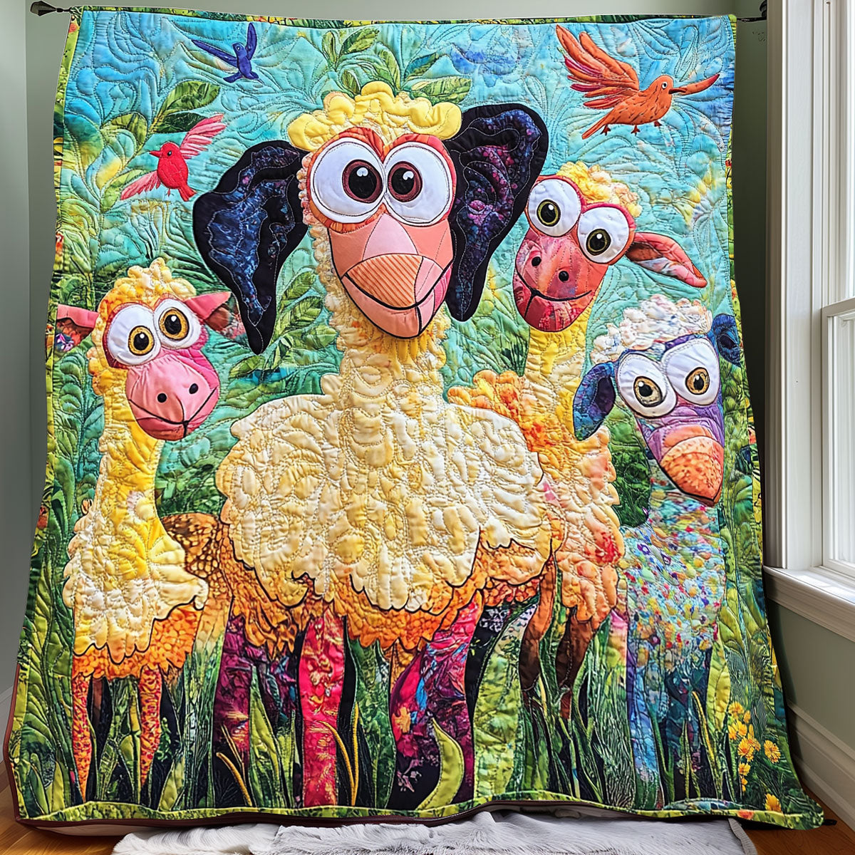 Funny Sheeps XR0208001CL Quilt