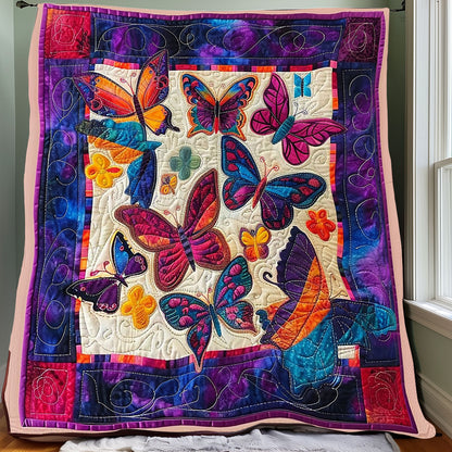 Glorious Butterflies XR3007005CL Quilt