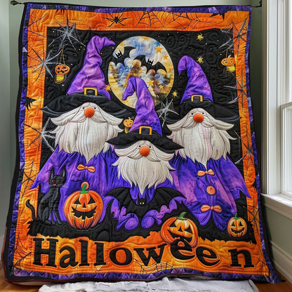 Gnomes Halloween WO0808062CL Quilt