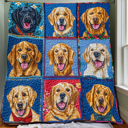 Golden Retriever Lovers XR0307008CL Quilt