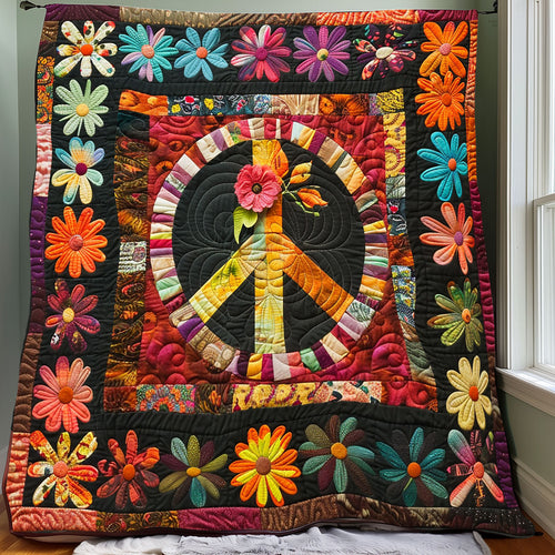 Groovy Peace XR2707007CL Quilt