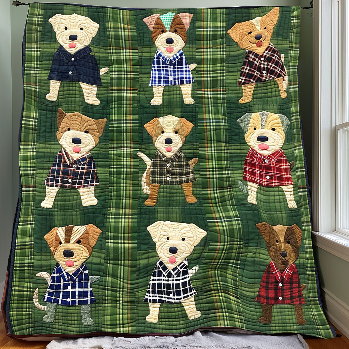 Happy Dogs XR090705CL Quilt