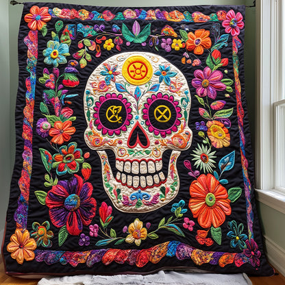 Happy Skull XR0808027CL Quilt