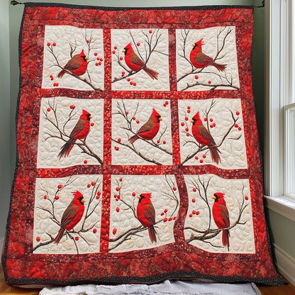 Harmony Cardinals XR0108015CL Quilt