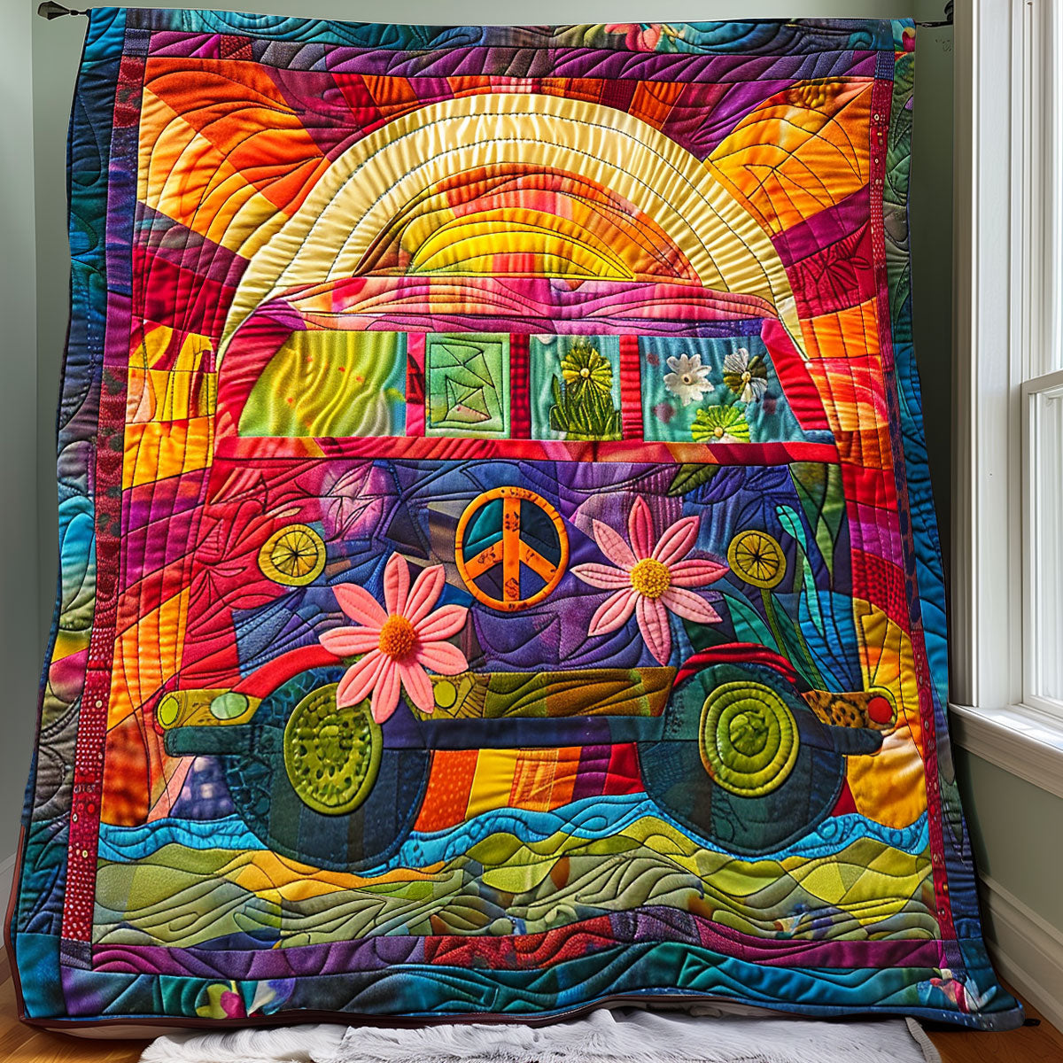 Hippie Van XR2707010CL Quilt