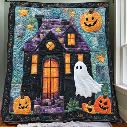 House With Ghost XR0108035CL Quilt