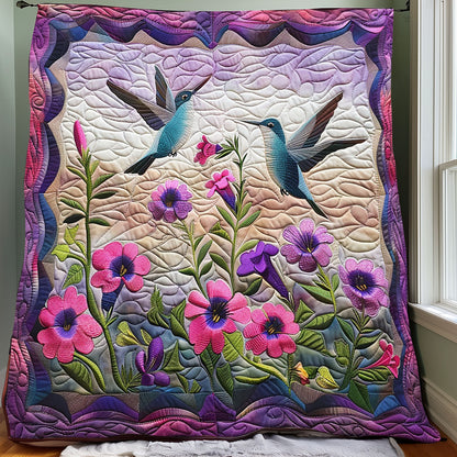 Hummingbirds XR2606011CL Quilt