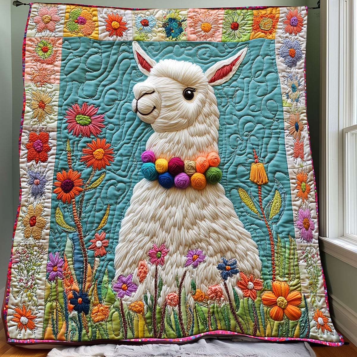 Joyful Alpaca XR0508011CL Quilt