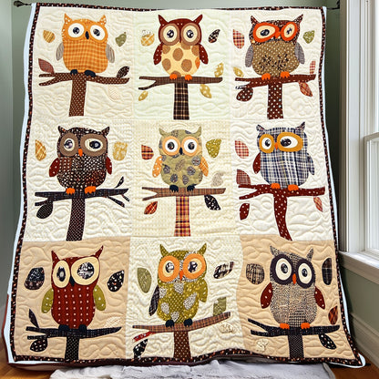 Jungle Owls XR0108005CL Quilt