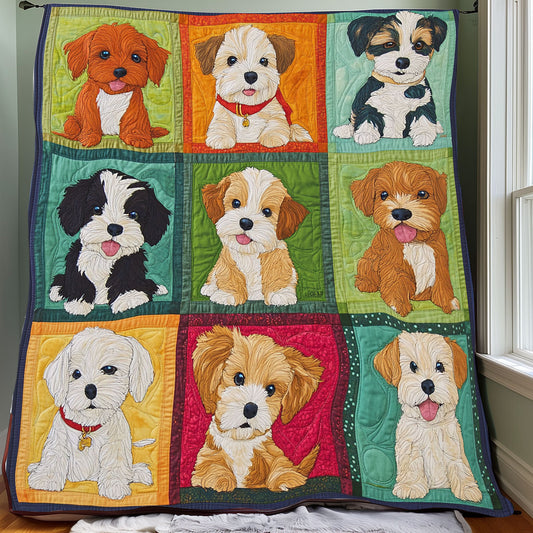 Lovely Puppies XR0508047CL Quilt