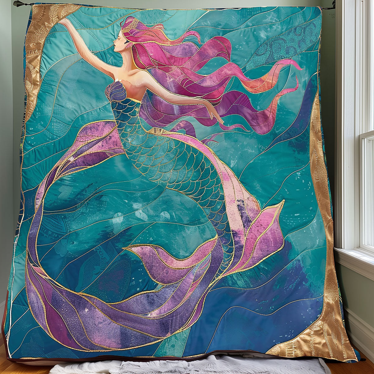 Magical Mermaid XR2407046CL Quilt