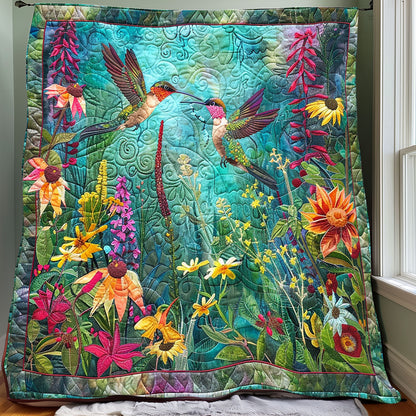 Magical Twin Hummingbird XR2407045CL Quilt