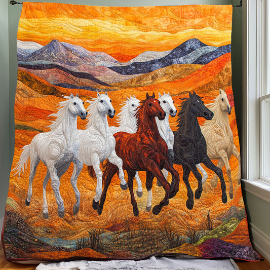 Majestic Horses XR0808014CL Quilt