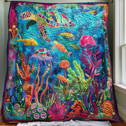 Marine Life Exploration WO0808035CL Quilt