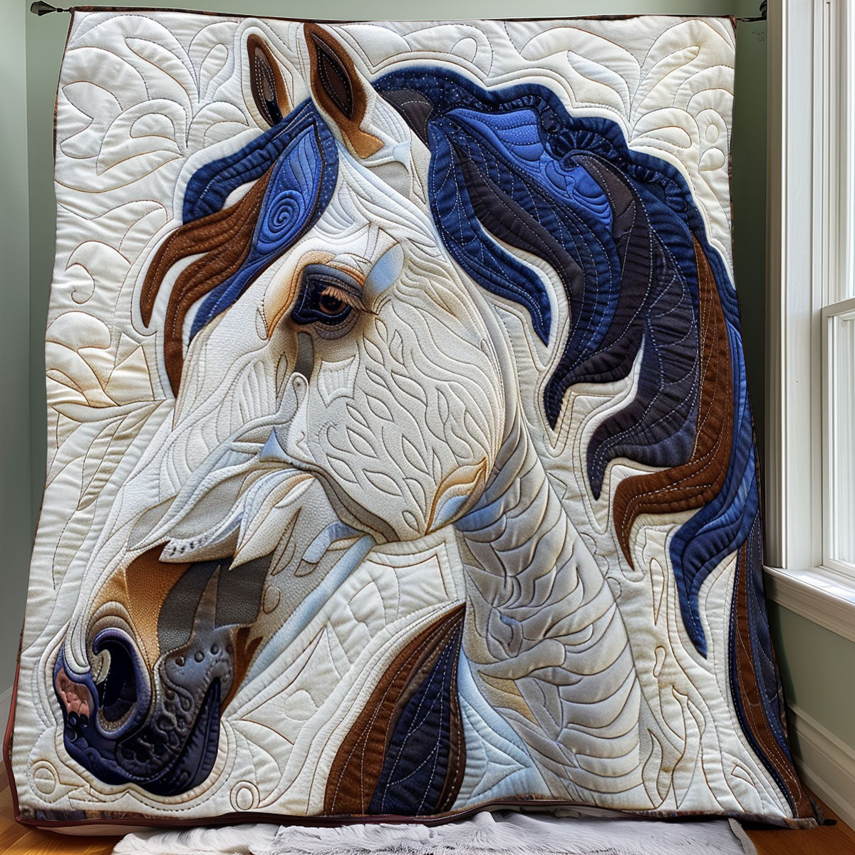 Marine Steed Horse XR1807008CL Quilt