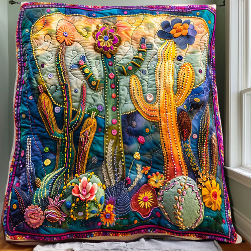 Night Bloom Cacti XR3107026CL Quilt