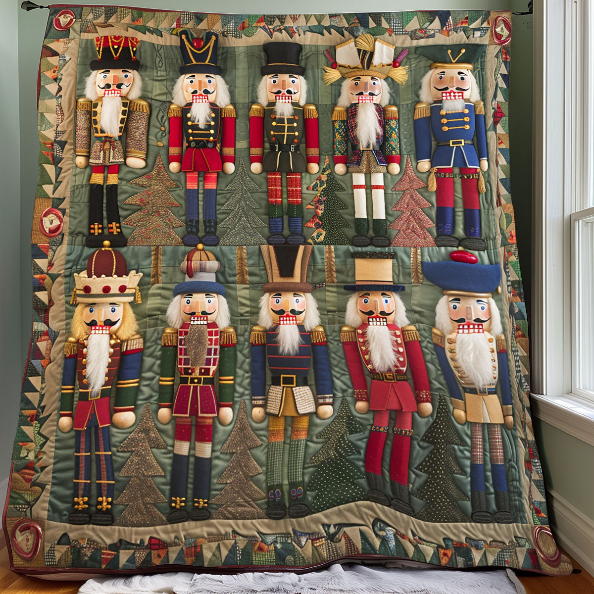 Nutcracker Figures XR2008012CL Quilt