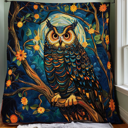 Owl In The Night WO0808060CL Quilt