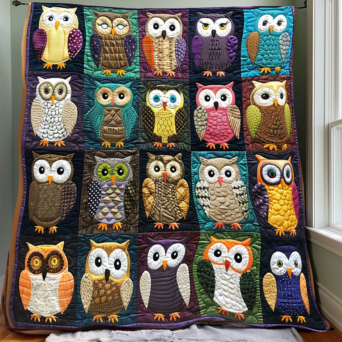 Owl Lovers XR2206010CL Quilt