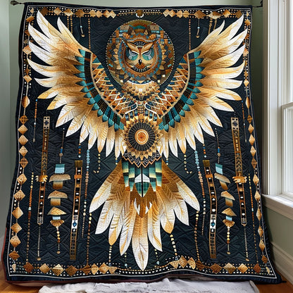 Owl Native American XR2206020CL Quilt