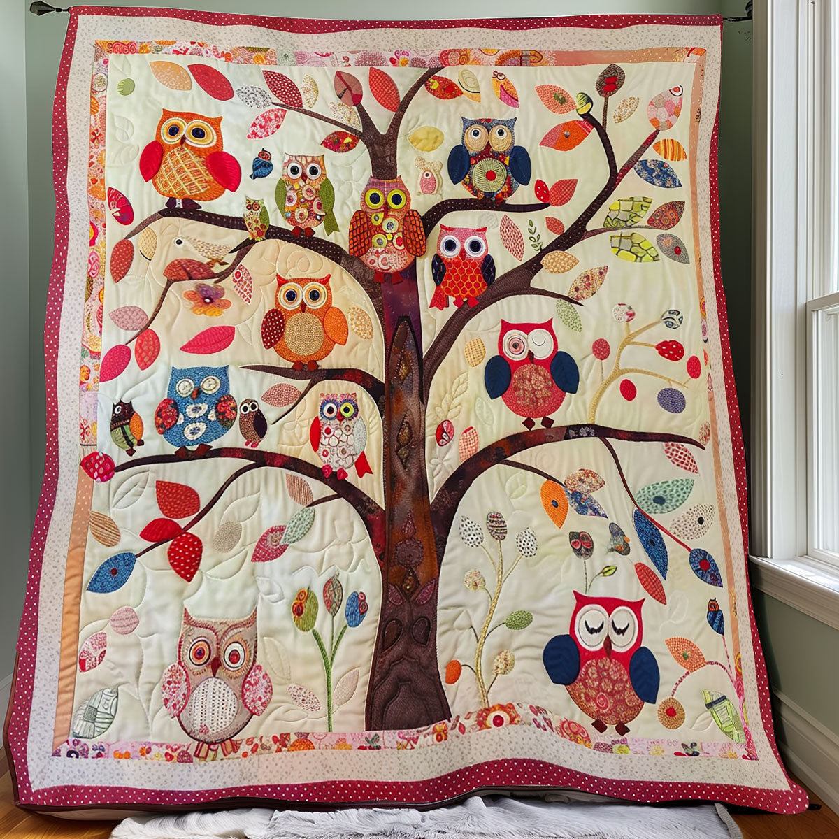 Owl Tree XR1806002CL Quilt