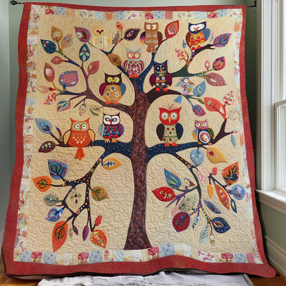 Owl Tree XR1806003CL Quilt