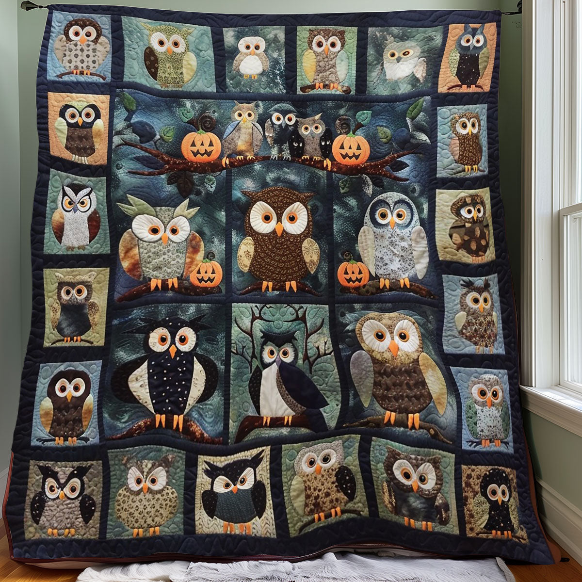 Owls In The Night WO0808059CL Quilt