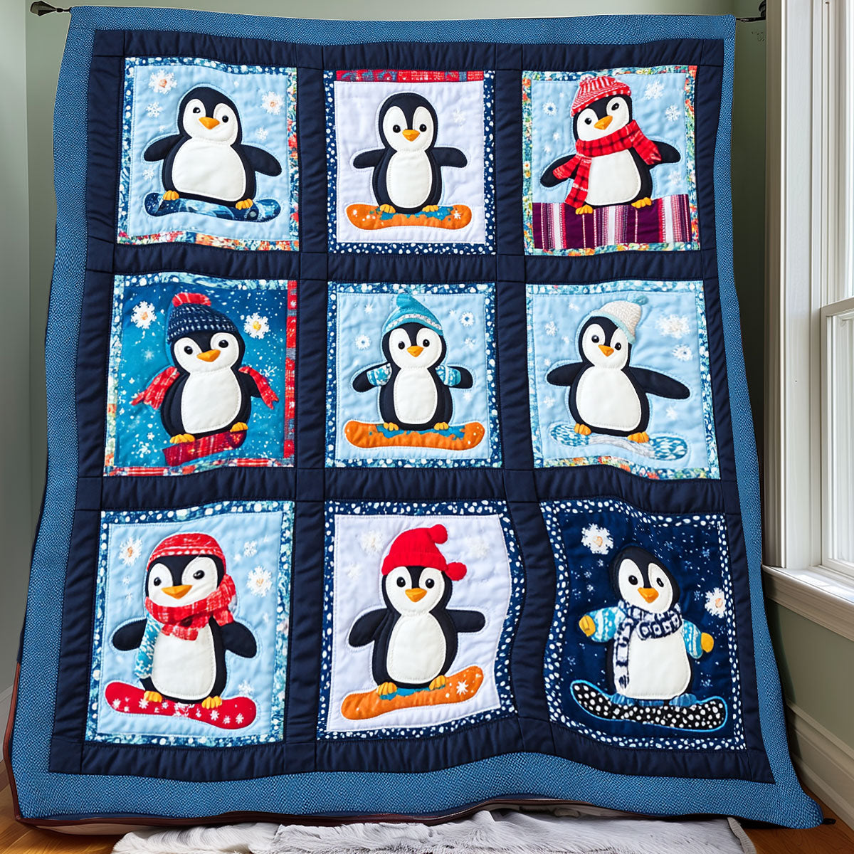 Penguin Snowboarders XR0508042CL Quilt