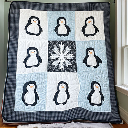 Penguin Snowflake XR0508013CL Quilt