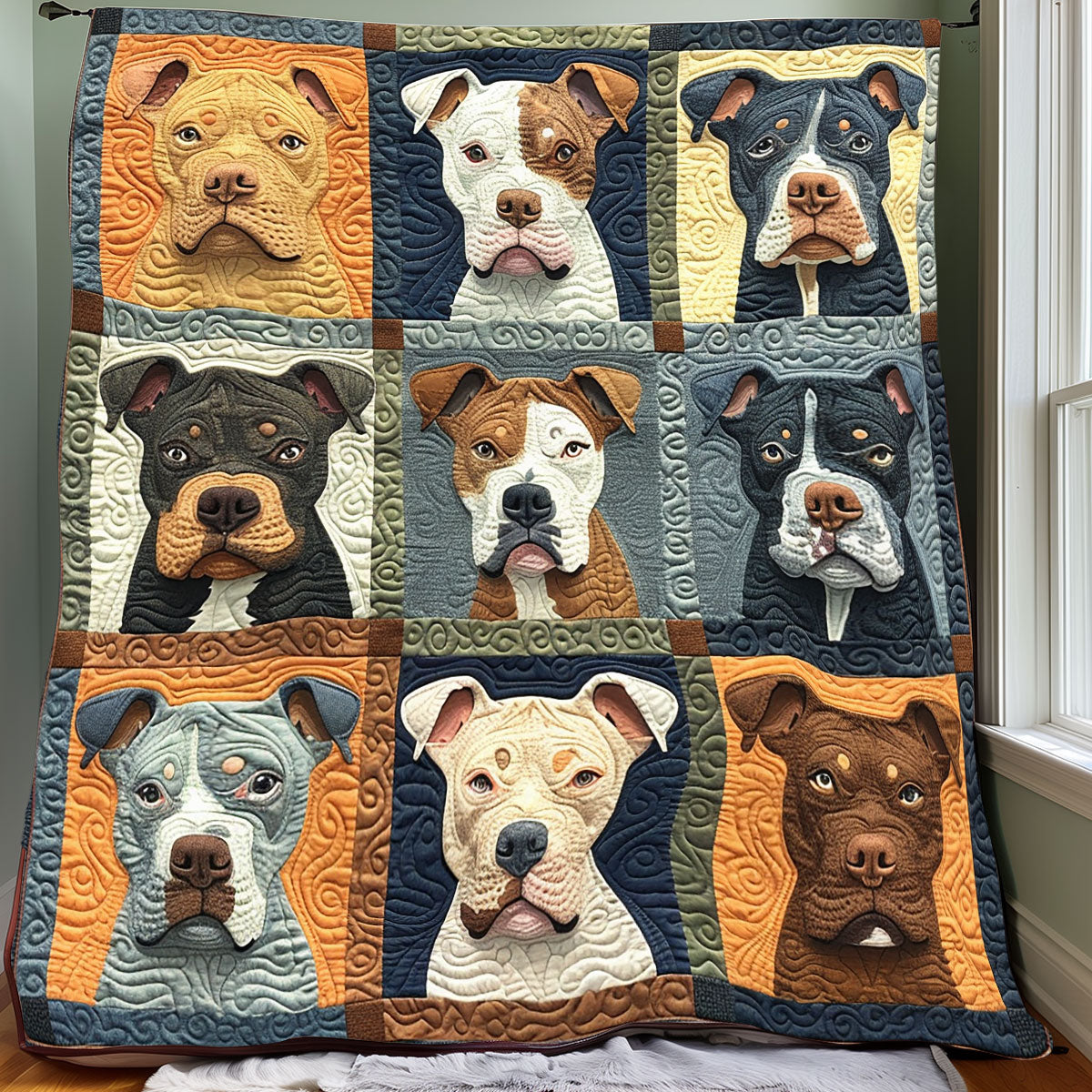 Pitbull Lovers XR1206012CL Quilt