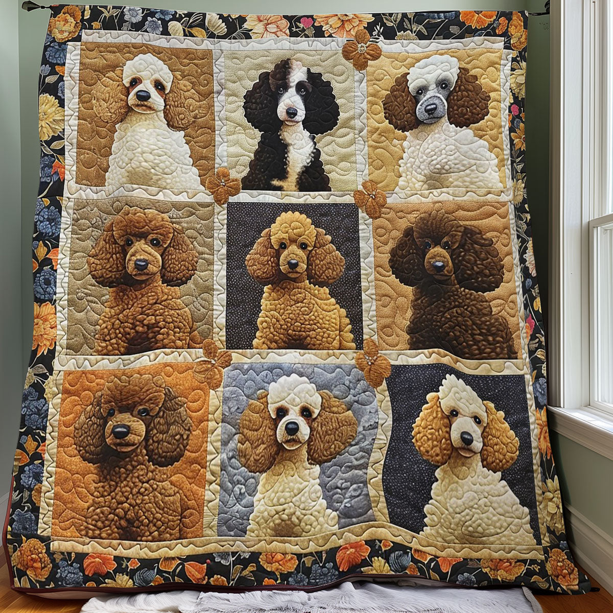 Poodle Is Gentle WO0908032CL Quilt