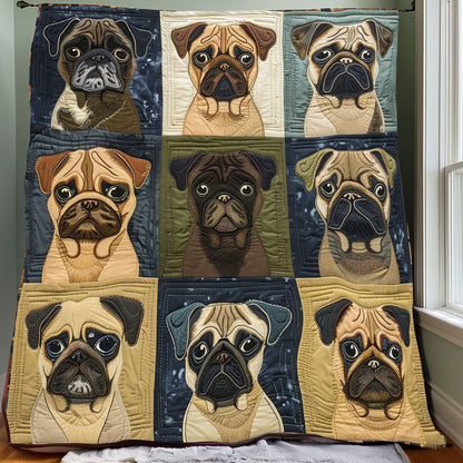 Pug Lovers XR1206008CL Quilt