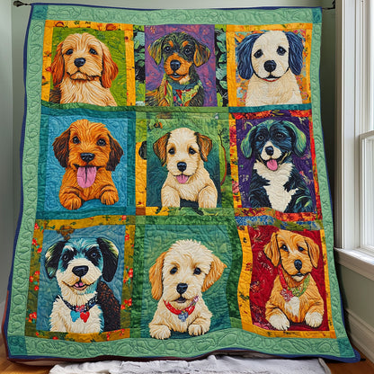 Puppy Pose XR0508049CL Quilt